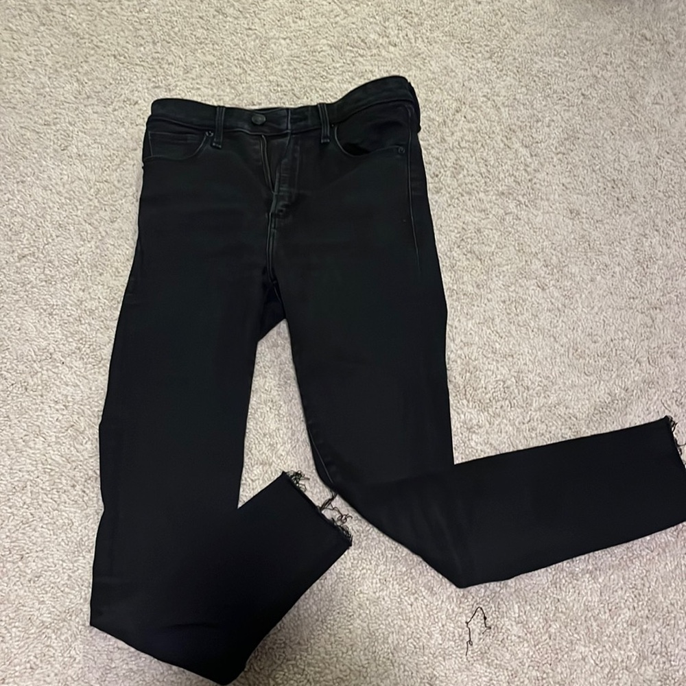 Abercrombie black skinny jeans